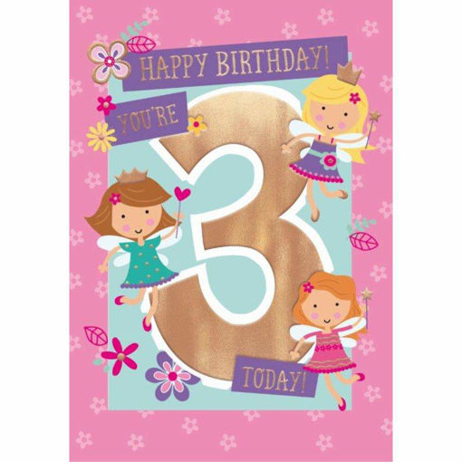 Picture of HAPPY BIRTHDAY YOURE 3 TODAY